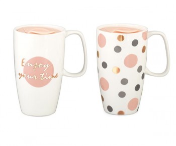 MUG POIS/ENJOY C/COPERCHIO...