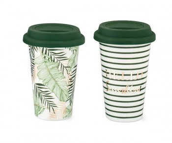 TRAVEL MUG FOGLIE/RIGHE...
