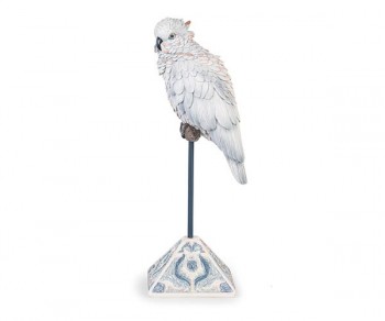 CACATUA BIANCO SU TRESPOLO...