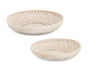 SET.2 VASSOI BIANCHI BAMBOO...