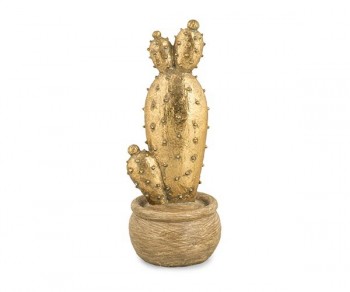CACTUS POLIRESINA ORO H.295...
