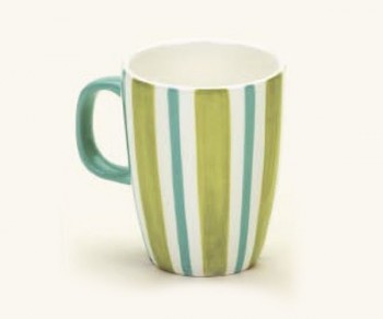 MUG VERDE RIGHE Ø95xh110...