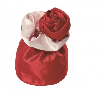 SACCO C/ROSA ROSSO-AVORIO...