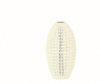 VASO INTRECCIATO BIANCO...