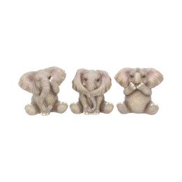 Three Baby Elephants 8cm