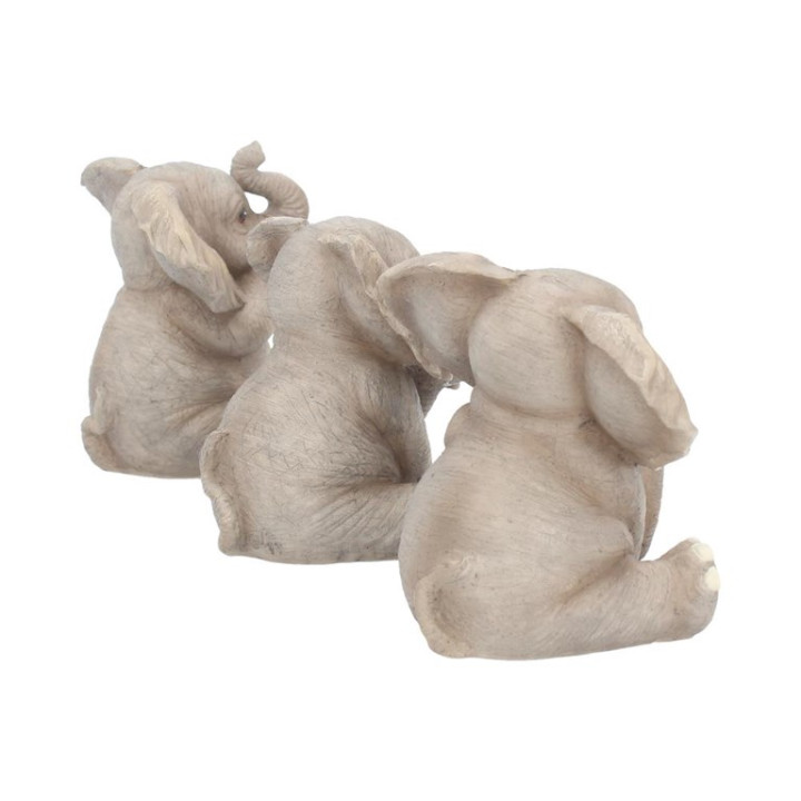 Three Baby Elephants 8cm