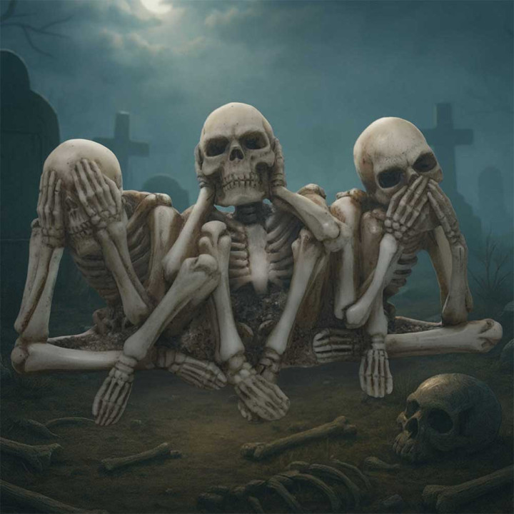 Three Wise Corpses 13.5cm