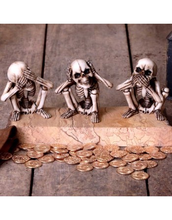 Three Wise Skellingtons 9.5cm