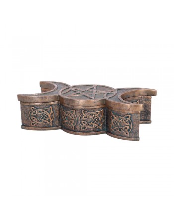 Triple Moon Trinket Box 18.5cm