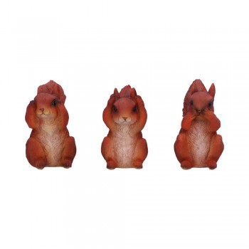 Three Wise Squirrels 9cm