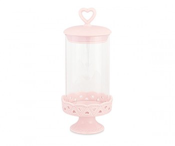 CONTENITORE ROSA C/COPERCHIO