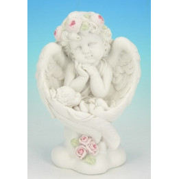 Sujet ange avec bébé 11.8