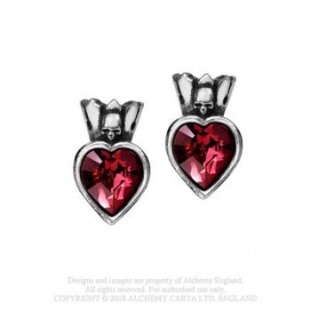 Claddagh Heart Studs