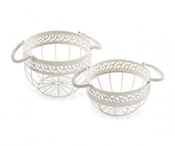 SET 2 CESTINI BIANCHI