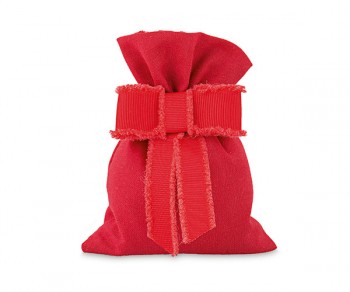 SACCHETTO ROSSO CON FIOCCO