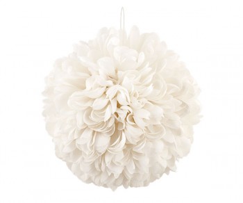 SFERA PETALI TESSUTO AVORIO