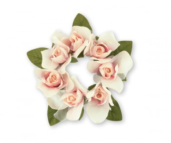 CORONCINA ROSE BEIGE-ROSA