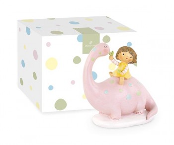 DINOSAURO ROSA C/BAMBINA...