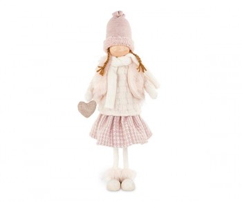 BAMBINA C/GILET ROSA E...