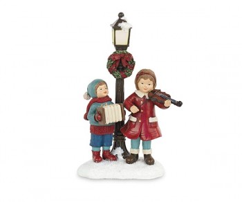 BAMBINI SOTTO LAMPIONE C/LED