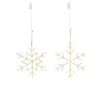 FIOCCO NEVE ORO C/LED...