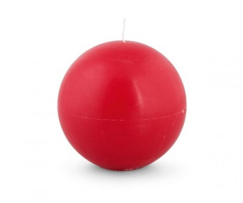 CANDELA SFERA ROSSA
