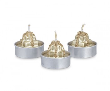 SET. 6 T-LIGHT PACCHETTO...