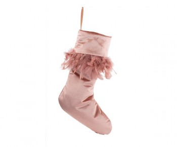 CALZA VELLUTO ROSA CON...