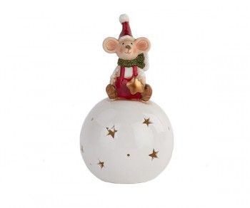 TOPOLINO SU SFERA CON LED...