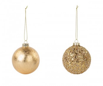SET. 4 PALLINE ORO/ORO...