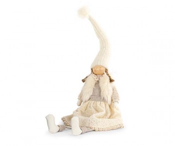 BAMBINA SEDUTA C/GILET...