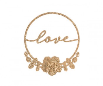 CERCHIO ORO GLITTER-LOVE...