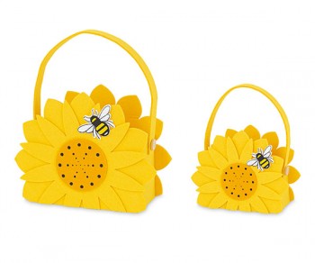 S/2 CESTINI FIORI GIALLI...