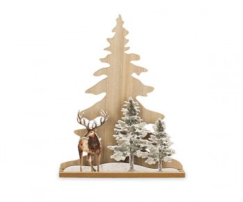 PINI LEGNO CON CERVO H.310...