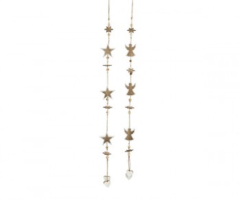 FILO ANGELI/STELLE LEGNO