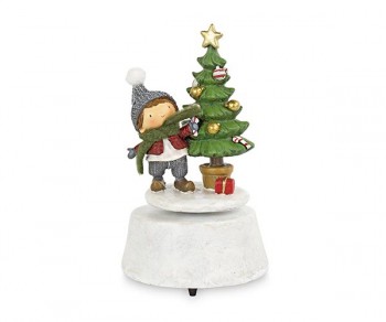CARILLON C/BAMBINO E ALBERO...