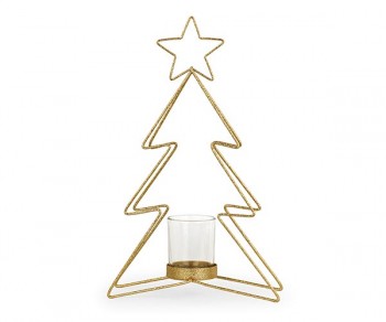 ALBERO ORO PORTA CANDELA...