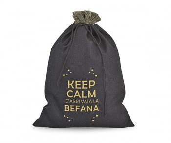 SACCHETTO KEEP CALM BEFANA...