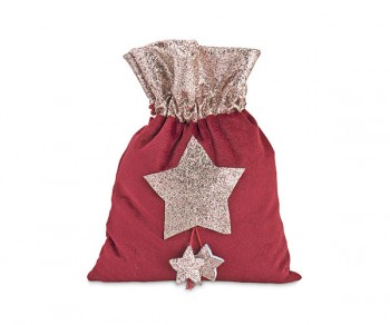 SACCHETTO BORDEAUX/GLITTER...