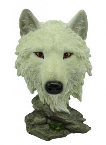 Sujet loup tête 10,5*16