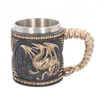 Dragon Skeleton Tankard 15cm