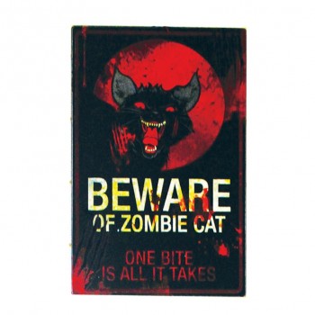 Zombie Cat Sign 43cm