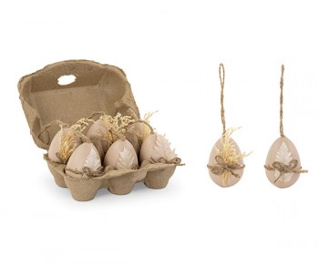 BOX 6 UOVA NUDO C/FIORI...