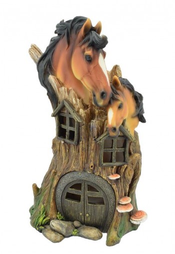 Cavalo Com Casa Led 13*20,8...