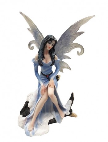 Fada Azul No Tronco Da...