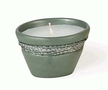 CANDELA C/VASO METALLO...