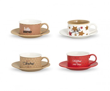 SET.4 TAZZE C/PIATTINO...