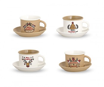 SET.4 TAZZE C/PIATTINO...