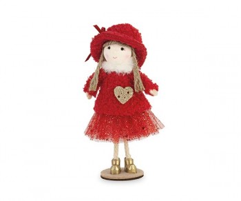 BAMBINA VESTITO ROSSO...