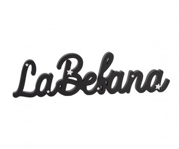 SCRITTA "LA BEFANA" LEGNO...